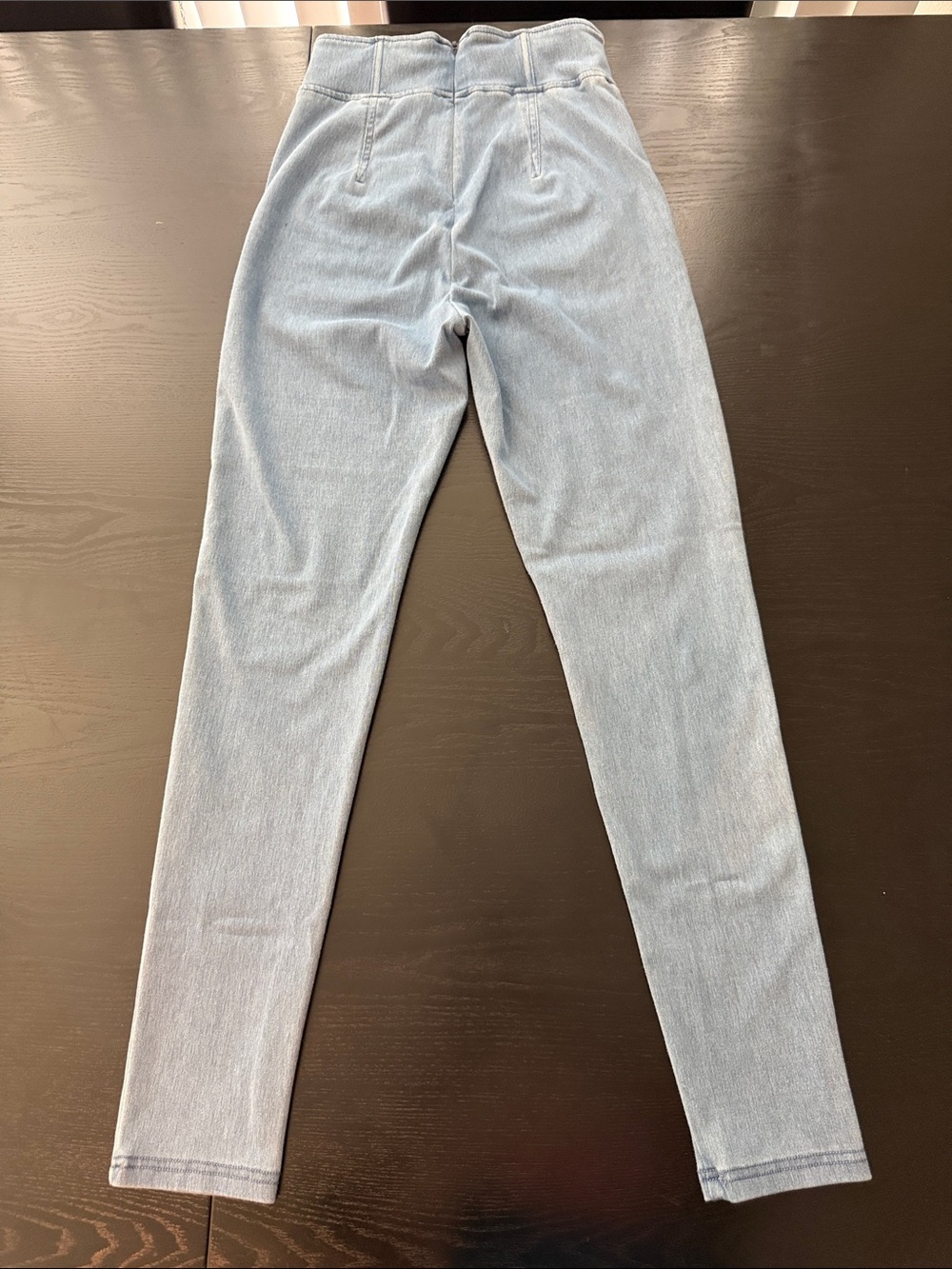 JLUX Label - Light Blue High-Rise Skinny Jeggings - Picture 2 of 3